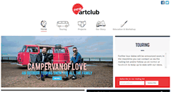 Desktop Screenshot of newartclub.org